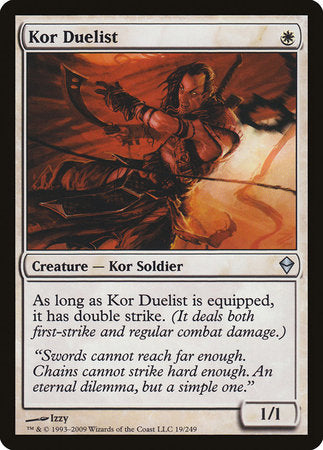 Kor Duelist [Zendikar] | Event Horizon Hobbies CA