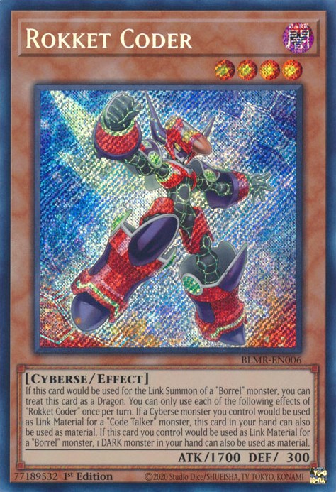 Rokket Coder [BLMR-EN006] Secret Rare | Event Horizon Hobbies CA