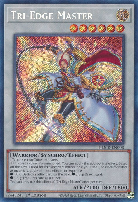 Tri-Edge Master [BLMR-EN008] Secret Rare | Event Horizon Hobbies CA