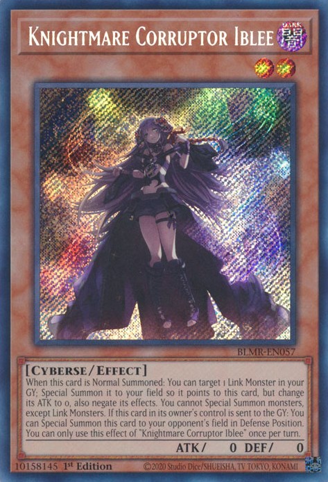 Knightmare Corruptor Iblee [BLMR-EN057] Secret Rare | Event Horizon Hobbies CA