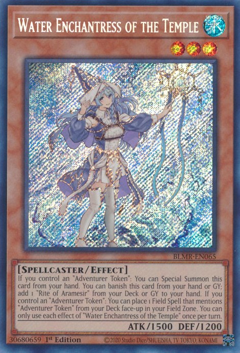 Water Enchantress of the Temple [BLMR-EN065] Secret Rare | Event Horizon Hobbies CA