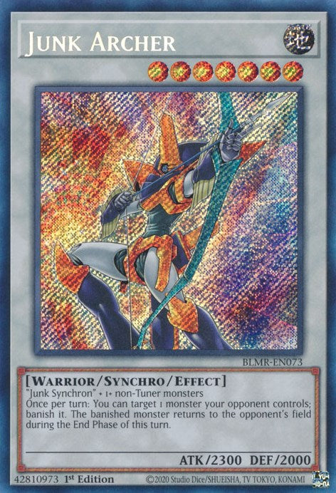 Junk Archer [BLMR-EN073] Secret Rare | Event Horizon Hobbies CA