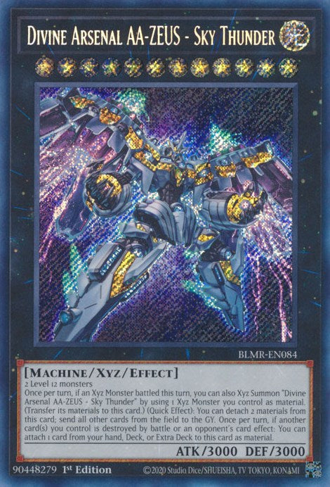 Divine Arsenal AA-ZEUS - Sky Thunder [BLMR-EN084] Secret Rare | Event Horizon Hobbies CA