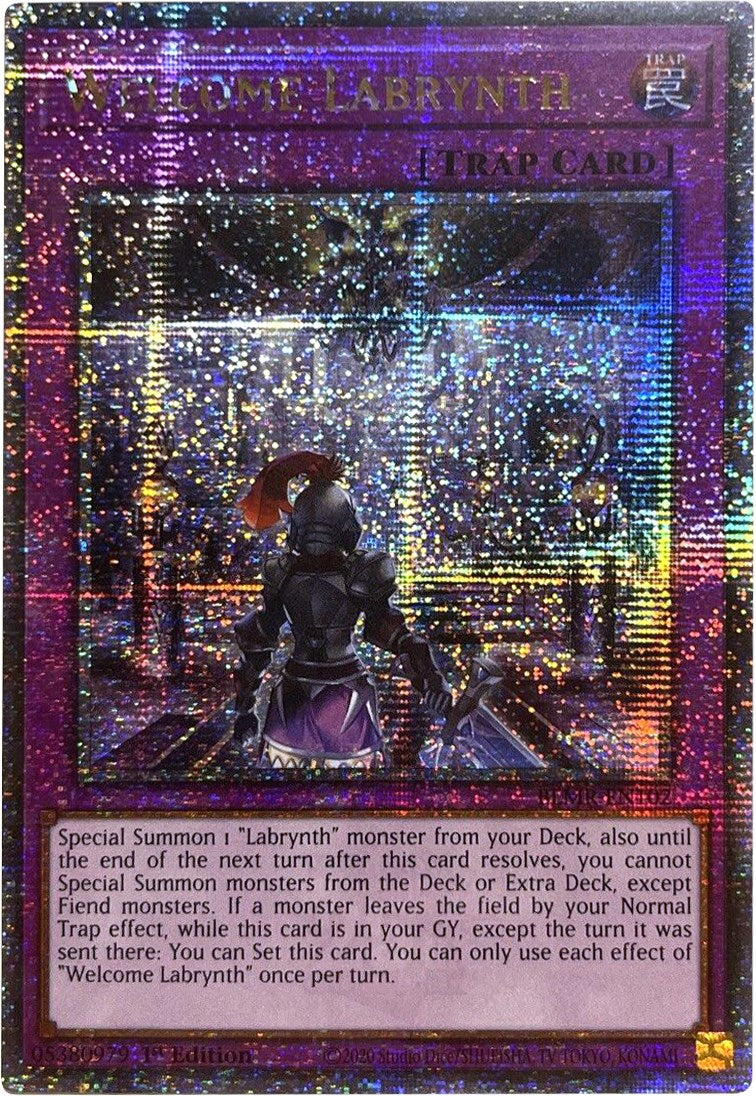 Welcome Labrynth [BLMR-EN102] Quarter Century Secret Rare | Event Horizon Hobbies CA