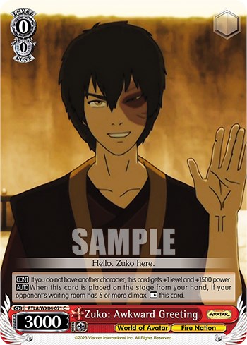 Zuko: Awkward Greeting [Avatar: The Last Airbender] | Event Horizon Hobbies CA