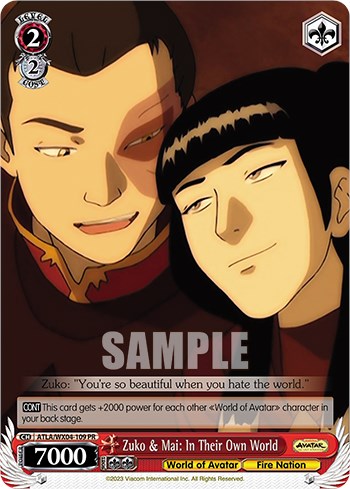 Zuko & Mai: In Their Own World [Avatar: The Last Airbender] | Event Horizon Hobbies CA