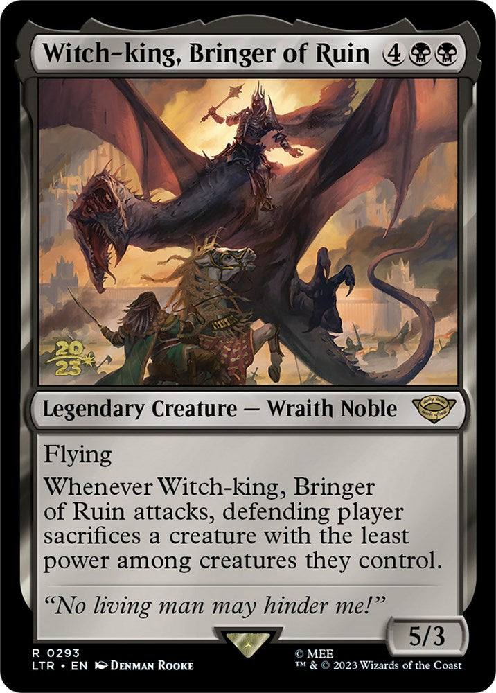 Witch-king, Bringer of Ruin [The Lord of the Rings: Tales of Middle-Earth Prerelease Promos] | Event Horizon Hobbies CA