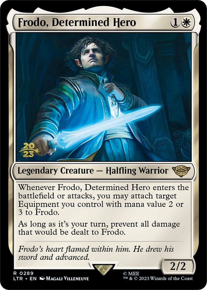 Frodo, Determined Hero [The Lord of the Rings: Tales of Middle-Earth Prerelease Promos] | Event Horizon Hobbies CA