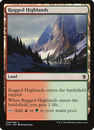 Rugged Highlands [Khans of Tarkir] | Event Horizon Hobbies CA