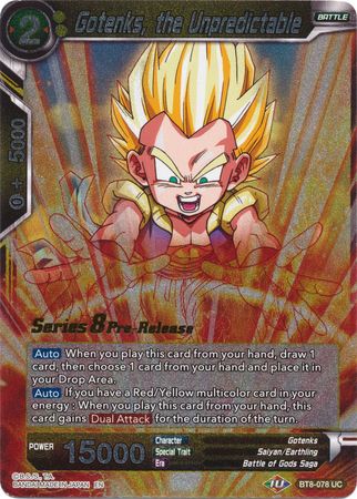 Gotenks, the Unpredictable (BT8-078_PR) [Malicious Machinations Prerelease Promos] | Event Horizon Hobbies CA