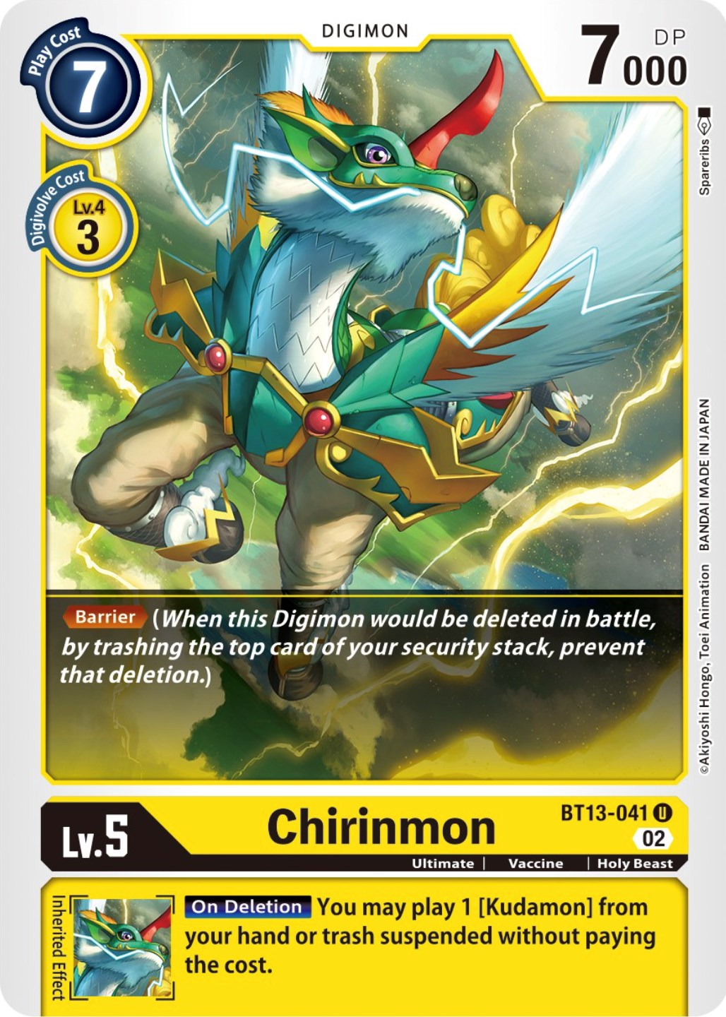 Chirinmon [BT13-041] [Versus Royal Knights Booster] | Event Horizon Hobbies CA