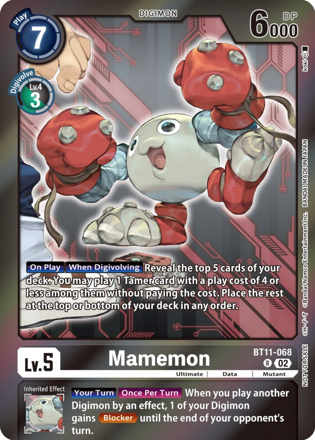 Mamemon [BT11-068] (Event Pack 5) [Dimensional Phase Promos] | Event Horizon Hobbies CA