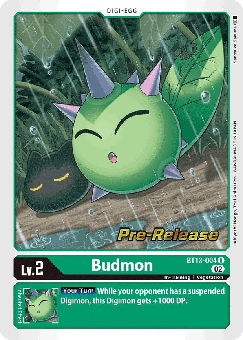 Budmon [BT13-004] [Versus Royal Knight Booster Pre-Release Cards] | Event Horizon Hobbies CA