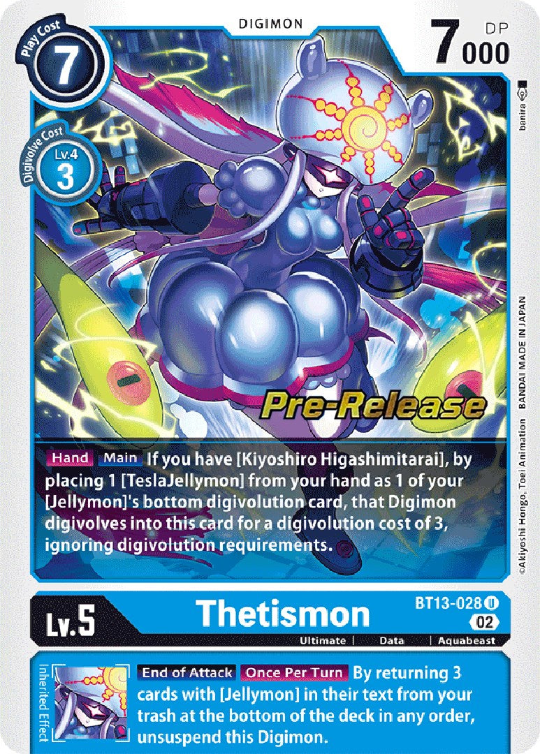 Thetismon [BT13-028] [Versus Royal Knight Booster Pre-Release Cards] | Event Horizon Hobbies CA