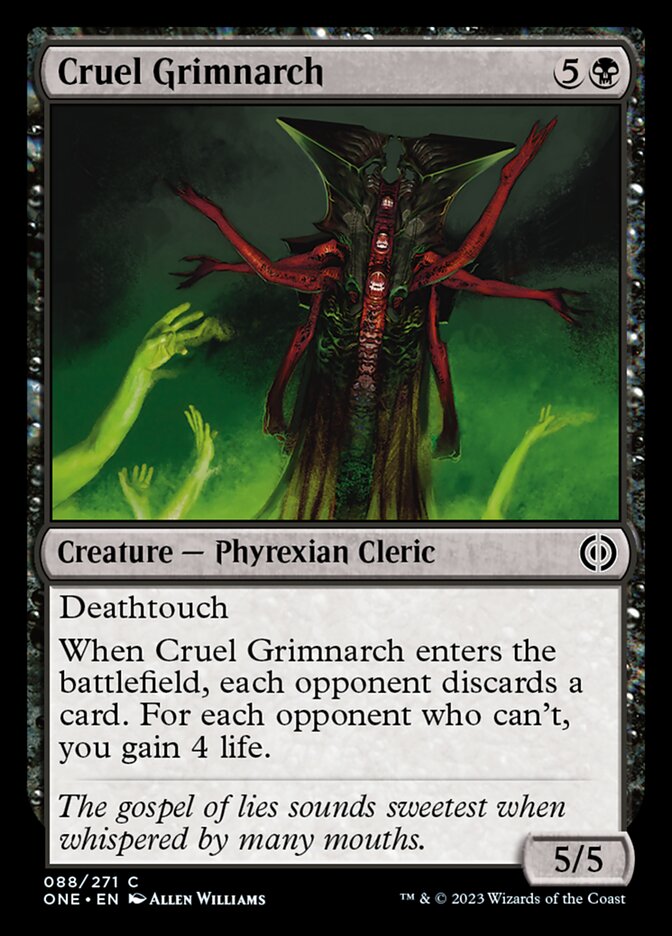 Cruel Grimnarch [Phyrexia: All Will Be One] | Event Horizon Hobbies CA