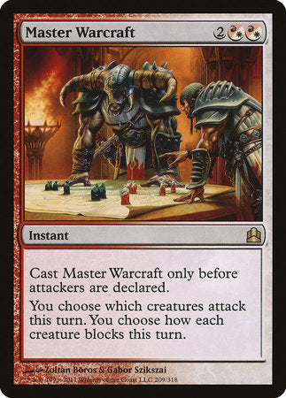 Master Warcraft [Commander 2011] | Event Horizon Hobbies CA