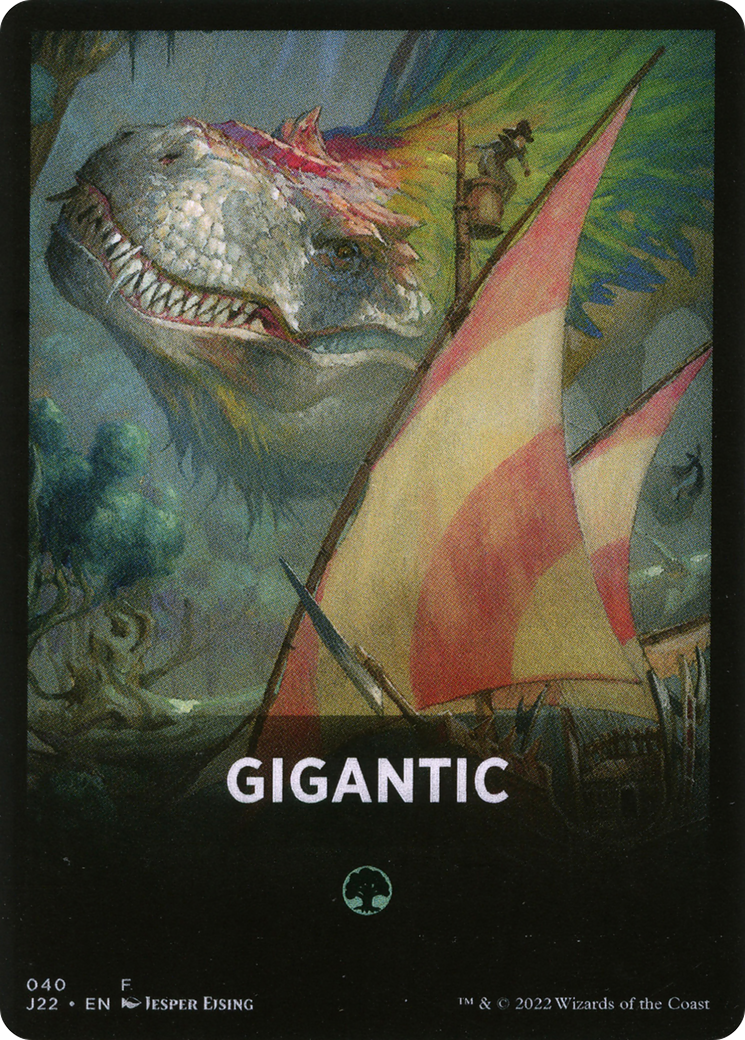 Gigantic Theme Card [Jumpstart 2022 Front Cards] | Event Horizon Hobbies CA