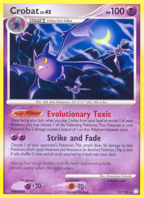 Crobat (23/123) [Diamond & Pearl: Mysterious Treasures] | Event Horizon Hobbies CA