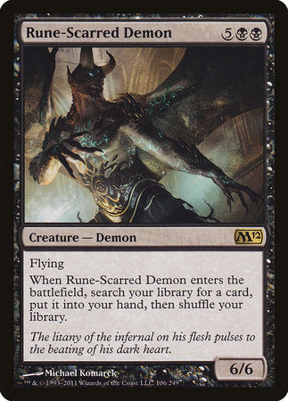 Rune-Scarred Demon [Magic 2012] | Event Horizon Hobbies CA