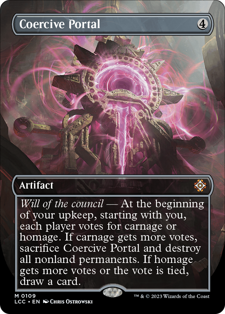 Coercive Portal (Borderless) [The Lost Caverns of Ixalan Commander] | Event Horizon Hobbies CA