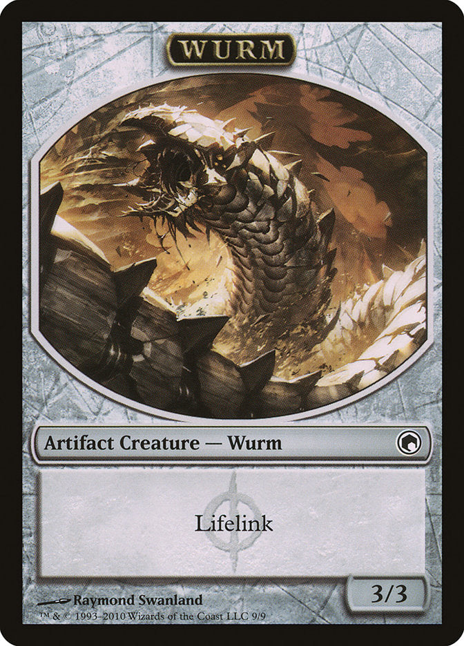 Wurm (Lifelink) [Scars of Mirrodin Tokens] | Event Horizon Hobbies CA