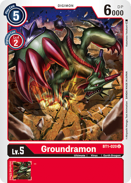 Groundramon [BT1-020] [Release Special Booster Ver.1.0] | Event Horizon Hobbies CA