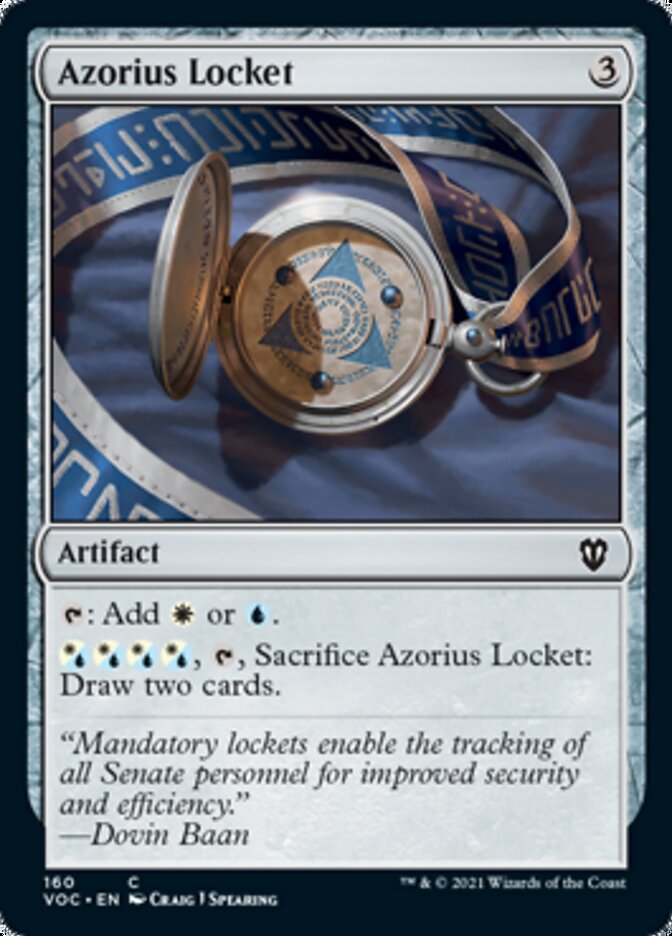 Azorius Locket [Innistrad: Crimson Vow Commander] | Event Horizon Hobbies CA