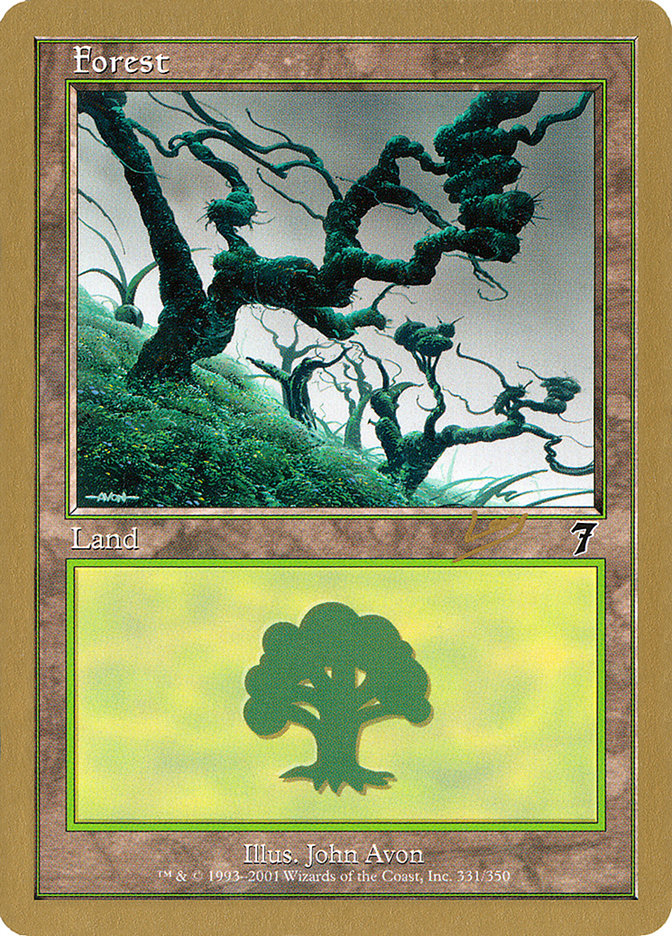 Forest (rl331) (Raphael Levy) [World Championship Decks 2002] | Event Horizon Hobbies CA