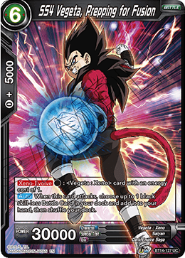 SS4 Vegeta, Prepping for Fusion (BT14-127) [Cross Spirits] | Event Horizon Hobbies CA