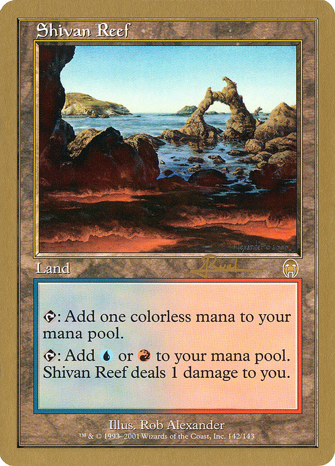 Shivan Reef (Antoine Ruel) [World Championship Decks 2001] | Event Horizon Hobbies CA