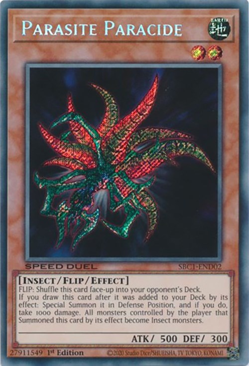 Parasite Paracide [SBC1-END02] Secret Rare