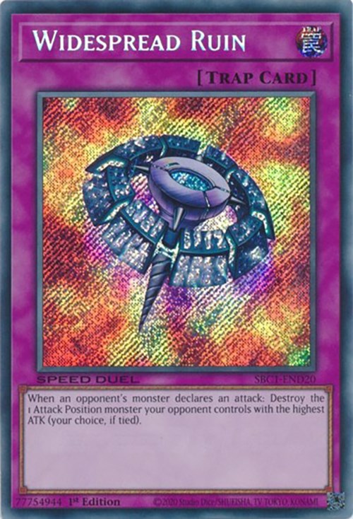 Widespread Ruin [SBC1-END20] Secret Rare | Event Horizon Hobbies CA