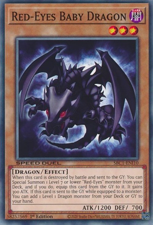 Red-Eyes Baby Dragon [SBC1-ENI10] Common | Event Horizon Hobbies CA