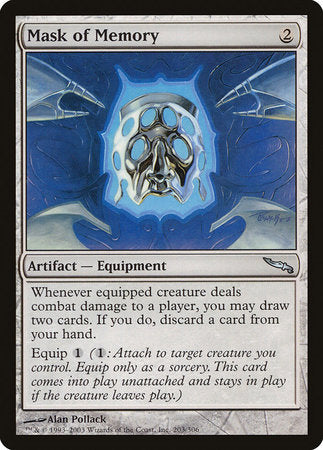 Mask of Memory [Mirrodin] | Event Horizon Hobbies CA