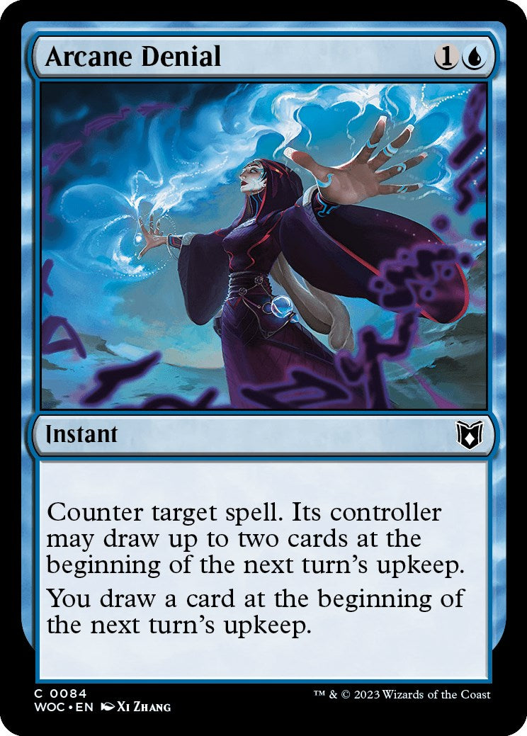 Arcane Denial [Wilds of Eldraine Commander] | Event Horizon Hobbies CA