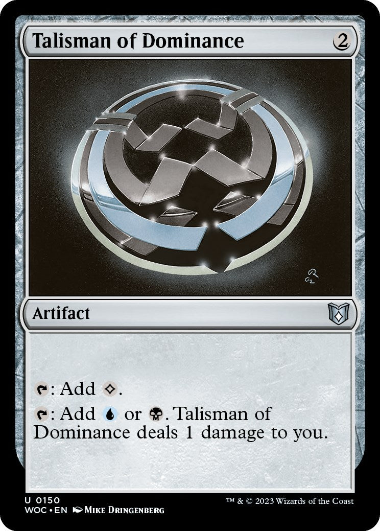 Talisman of Dominance [Wilds of Eldraine Commander] | Event Horizon Hobbies CA