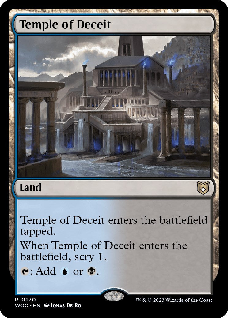 Temple of Deceit [Wilds of Eldraine Commander] | Event Horizon Hobbies CA