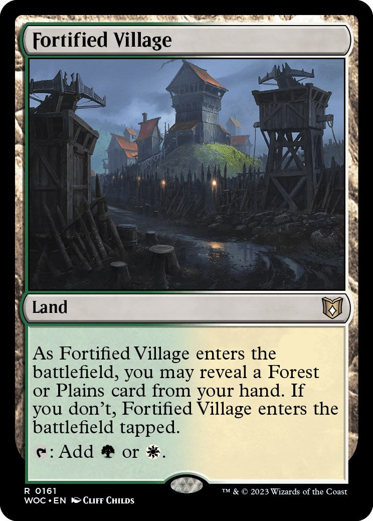 Fortified Village [Wilds of Eldraine Commander] | Event Horizon Hobbies CA