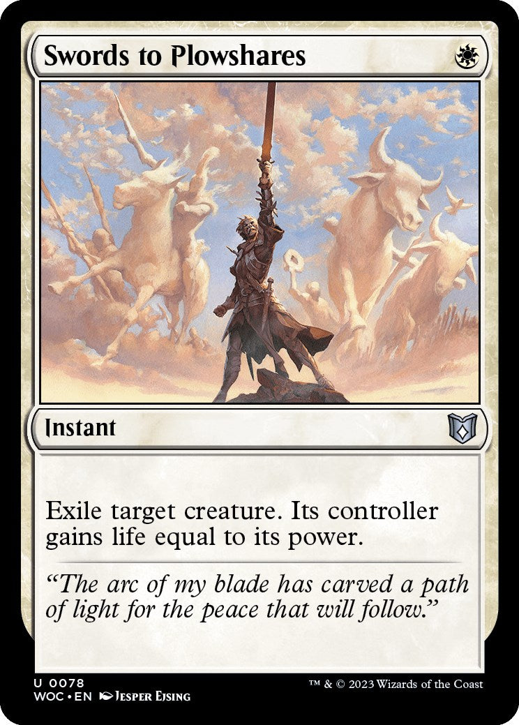 Swords to Plowshares [Wilds of Eldraine Commander] | Event Horizon Hobbies CA