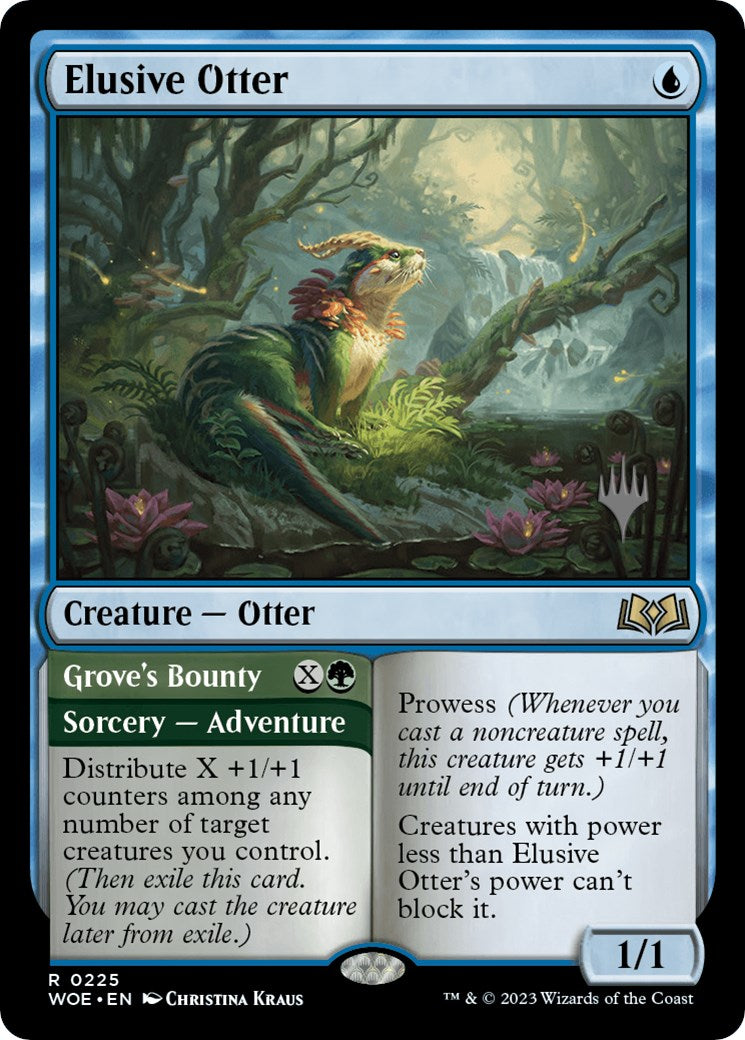 Elusive Otter // Grove's Bounty (Promo Pack) [Wilds of Eldraine Promos] | Event Horizon Hobbies CA