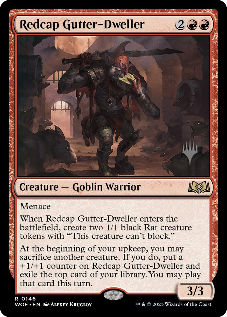 Redcap Gutter-Dweller (Promo Pack) [Wilds of Eldraine Promos] | Event Horizon Hobbies CA