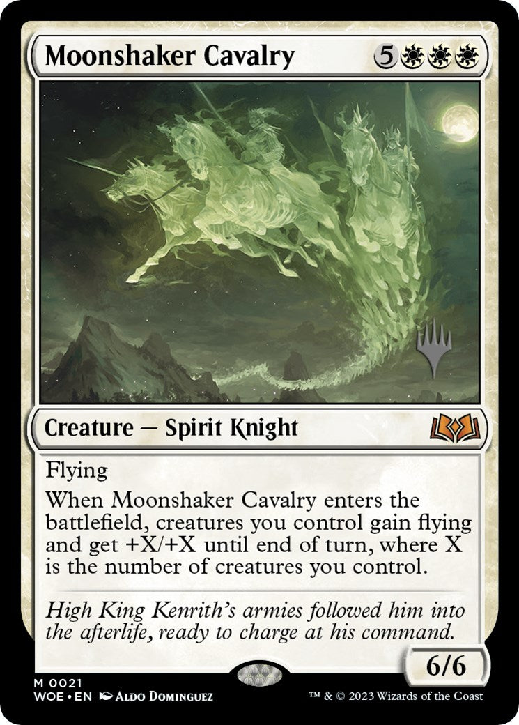 Moonshaker Cavalry (Promo Pack) [Wilds of Eldraine Promos] | Event Horizon Hobbies CA