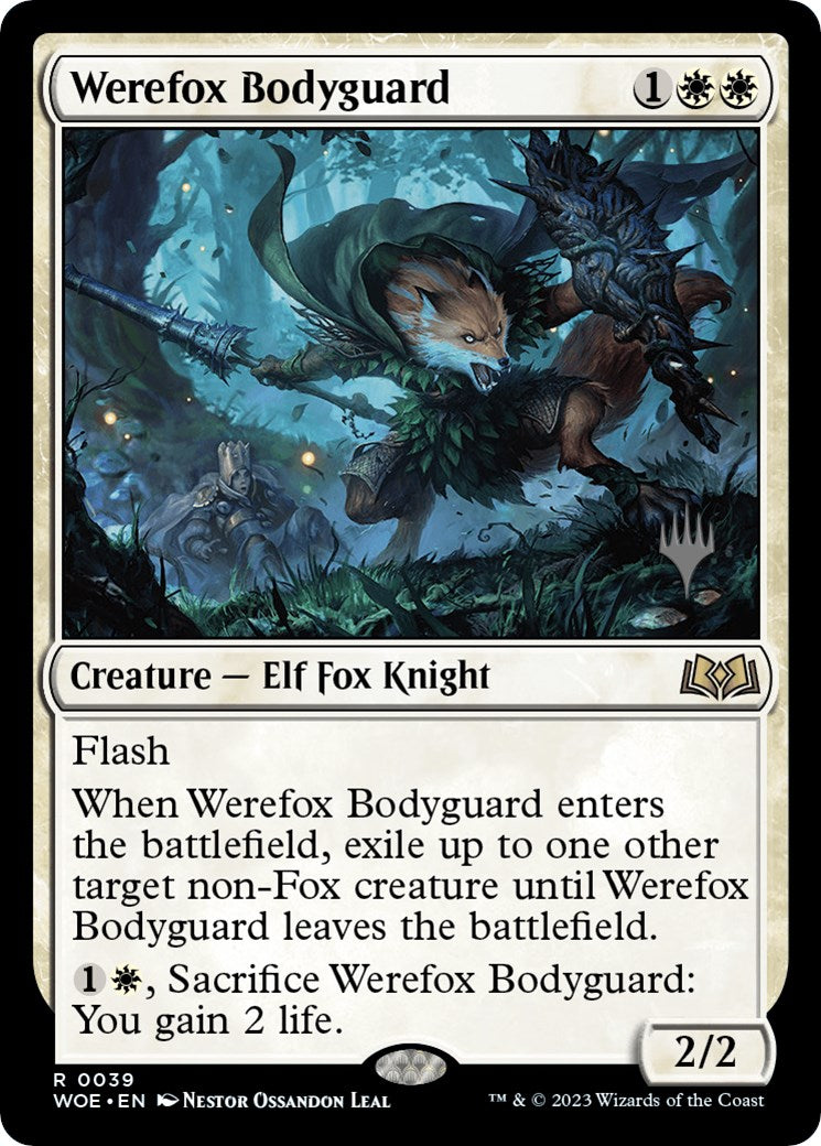 Werefox Bodyguard (Promo Pack) [Wilds of Eldraine Promos] | Event Horizon Hobbies CA