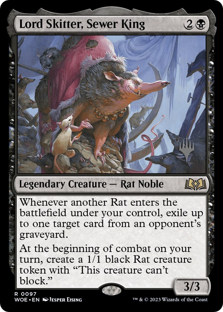 Lord Skitter, Sewer King (Promo Pack) [Wilds of Eldraine Promos] | Event Horizon Hobbies CA