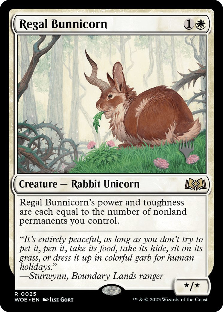 Regal Bunnicorn (Promo Pack) [Wilds of Eldraine Promos] | Event Horizon Hobbies CA