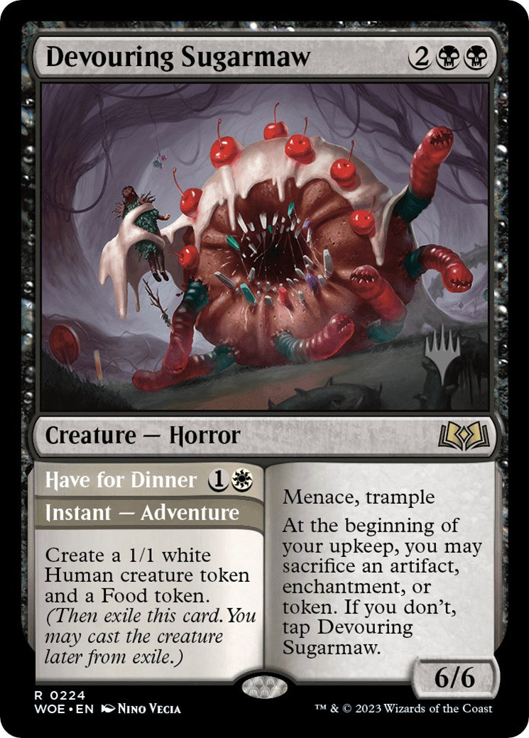 Devouring Sugarmaw // Have for Dinner(Promo Pack) [Wilds of Eldraine Promos] | Event Horizon Hobbies CA