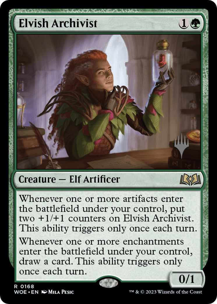 Elvish Archivist (Promo Pack) [Wilds of Eldraine Promos] | Event Horizon Hobbies CA