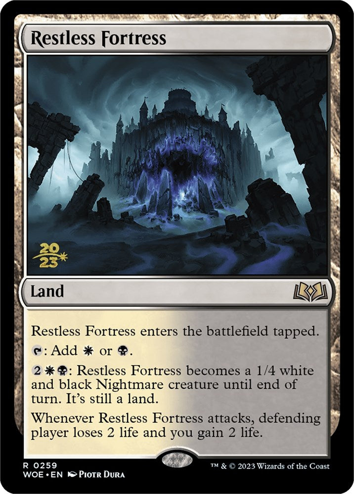 Restless Fortress [Wilds of Eldraine Prerelease Promos] | Event Horizon Hobbies CA