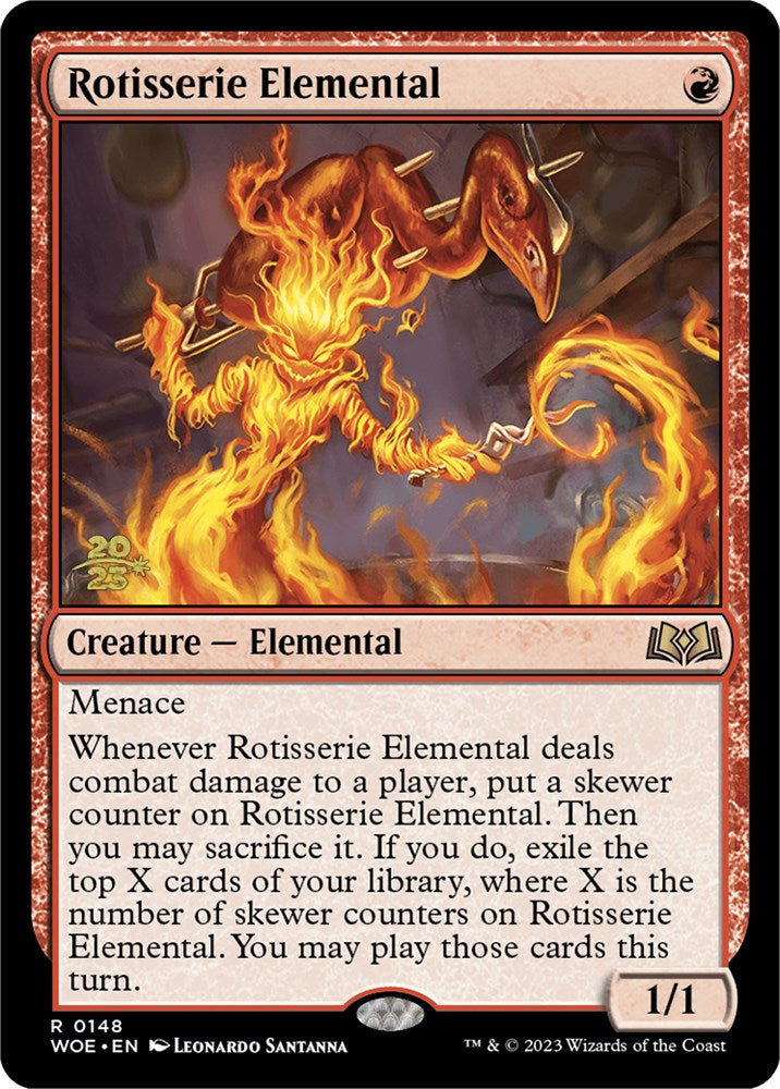 Rotisserie Elemental [Wilds of Eldraine Prerelease Promos] | Event Horizon Hobbies CA