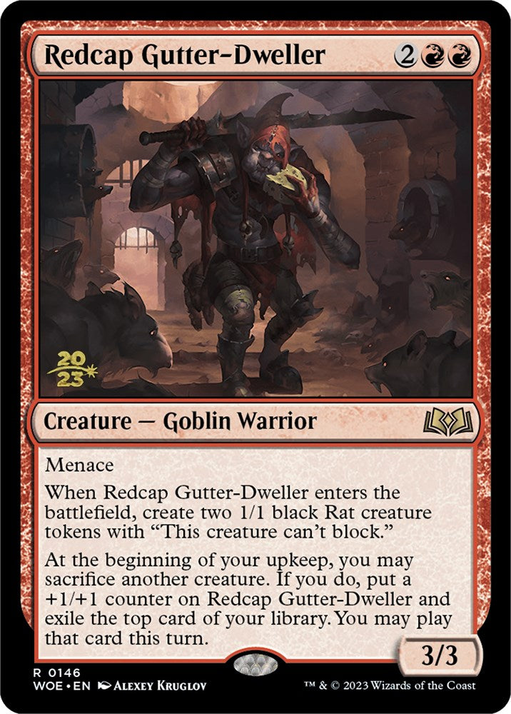 Redcap Gutter-Dweller [Wilds of Eldraine Prerelease Promos] | Event Horizon Hobbies CA